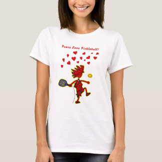 T-shirt de la Saint-Valentin de Peace Love