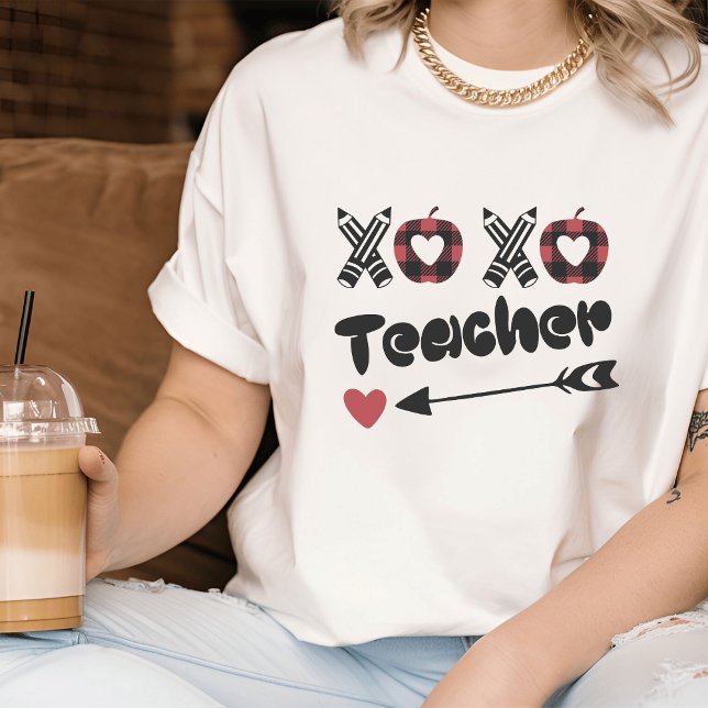 T-Shirt de la Saint-Valentin pour une enseignante  (Cute Valentine's Teacher Tee)