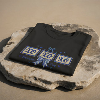 T-shirt de la Saint-Valentin XOXO à noeud papillon