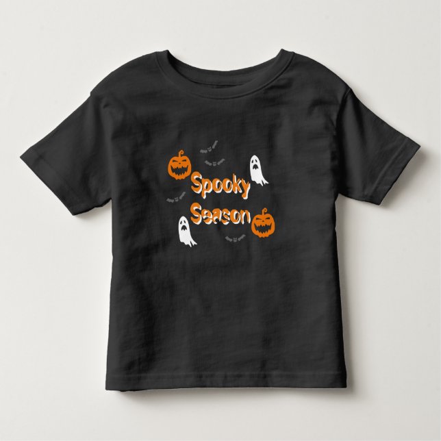 T-shirt de la saison Éffrayante d'Halloween (Devant)