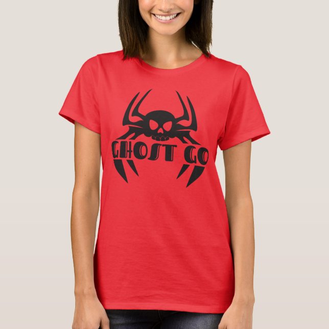 T-shirt de la saison Éffrayante Ghost Go (Devant)