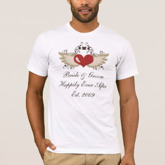 T-shirt de la salle de mariage personnalisée du co
