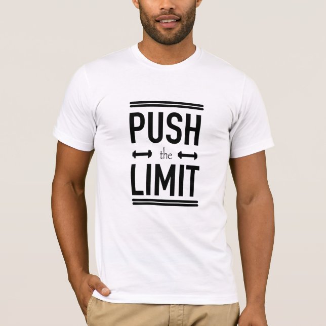 T-shirt de la salle de sport Limit (Devant)