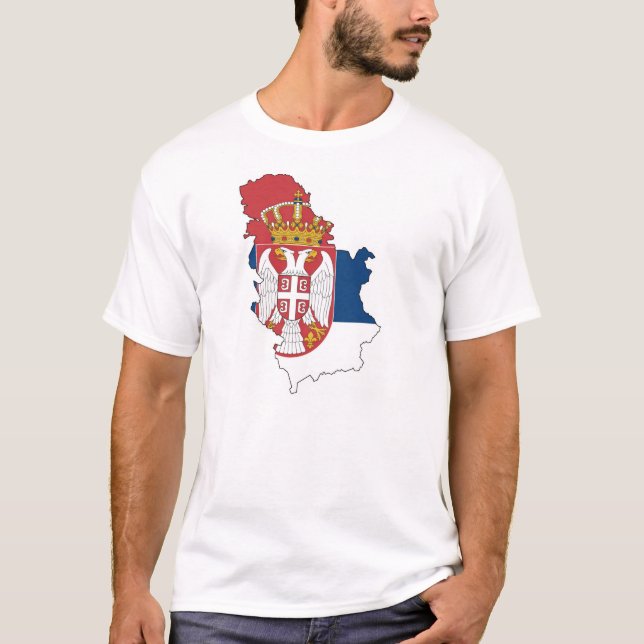 T-shirt de la Serbie (Devant)