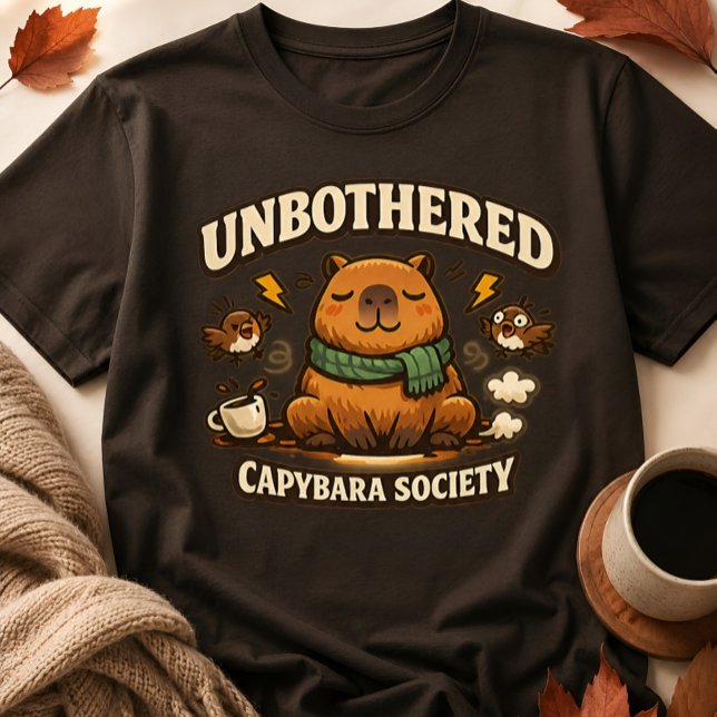 T-shirt de la société drôle et décontractée de cap (Créateur téléchargé)