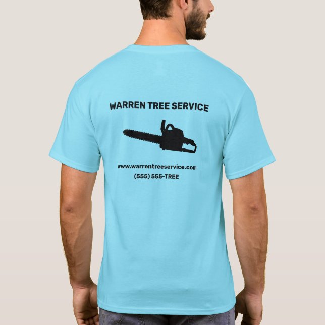 T-shirt de la société Tree Service (Dos)