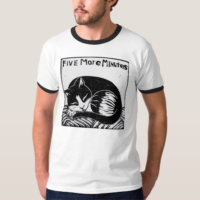 T-shirt de la sonnerie de cinq de minutes hommes (Devant)