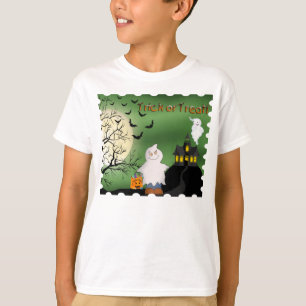 T-shirt de la sonnerie de l'enfant de fantôme de