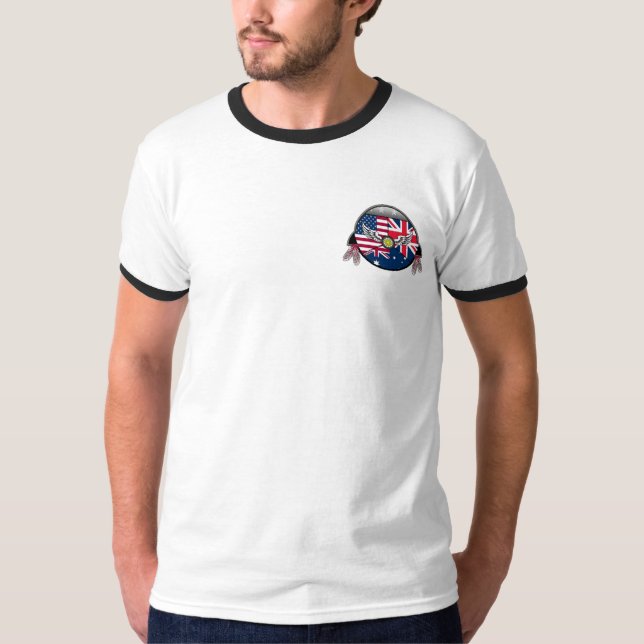 T-shirt de la sonnerie des hommes (Devant)
