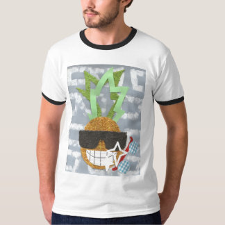 T-shirt de la sonnerie des hommes frais d'ananas