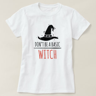 T-shirt de la sorcière de base d'Halloween