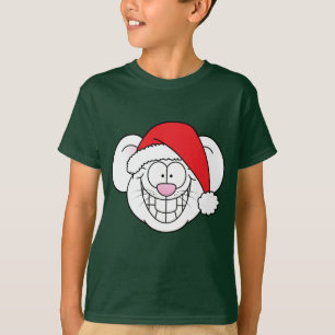 T-shirt de la souris père Noël