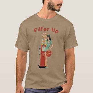 T-shirt de la station-service vintage