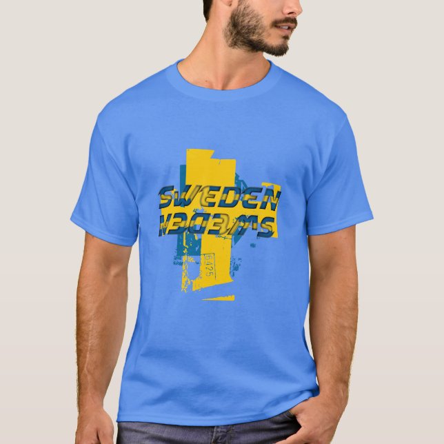 T-shirt de la Suède (Devant)