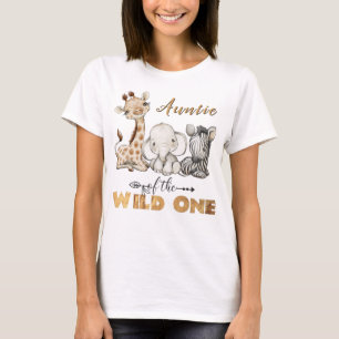 T-shirt de la tante du Wild One Gold Foil
