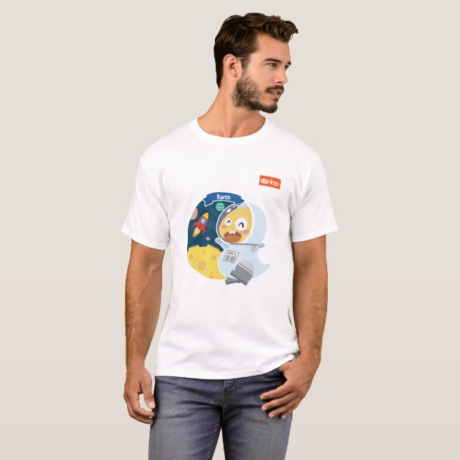 T-shirt de la terre de VIPKID (Devant entier)