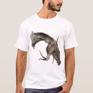 T-shirt de la tête du Dragon médiéval