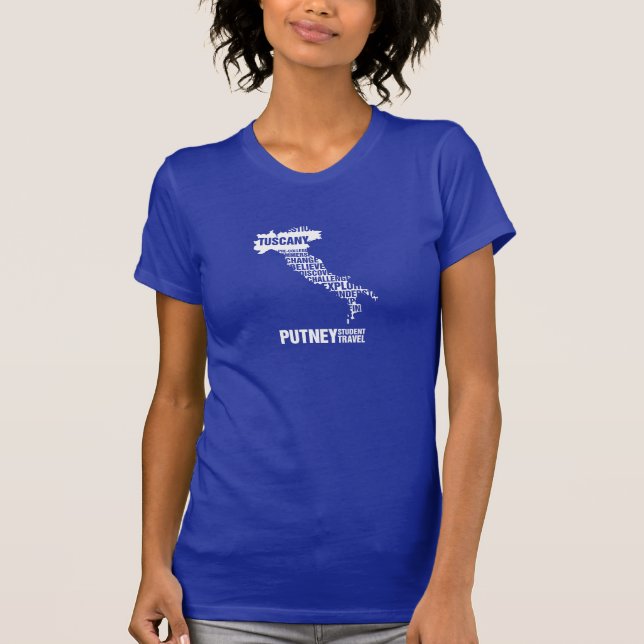 T-shirt de la Toscane de Pré-Université dans des (Devant)