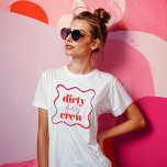 T-shirt de la trentaine d'équipage pour la 30e fêt<br><div class="desc">Fêtez le grand jalon "sale trente" en style avec notre T-Shirt Dirty Thirty Crew,  parfait pour votre 30e anniversaire d'équipe. Cette chemise branchée présente un design amusant "Talk Thirty To Me" et est une excellente idée cadeau de 30e anniversaire pour quiconque entre dans la trentaine.</div>