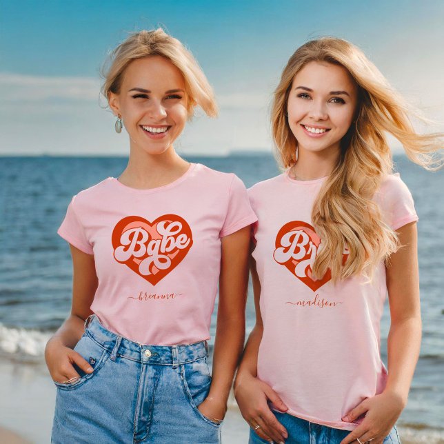 T-shirt de la tribu des mariées Bachelorette Rétro (Créateur téléchargé)