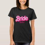 T-shirt de la tribu Mariée Babe Bachelorette Rétro<br><div class="desc">Mariée Babe T-Shirt Bachelorette Rétro Mariée La Mariée Vintage Devenir la Mariée de la MariéeTribe</div>