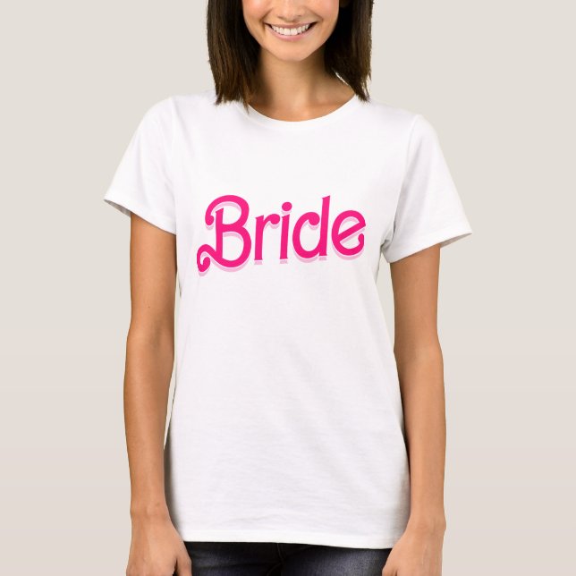 T-shirt de la tribu Mariée Babe Bachelorette Rétro (Devant)