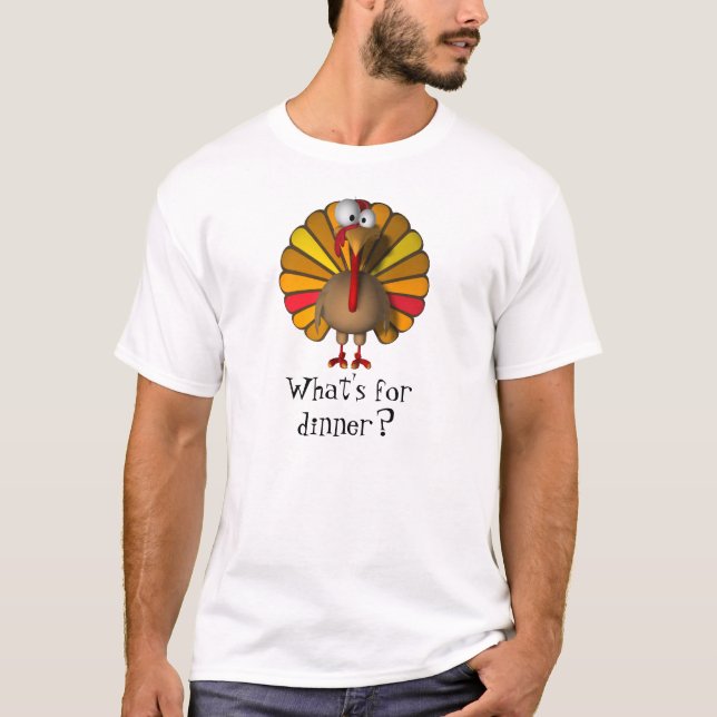 T-shirt de la Turquie de thanksgiving ce qui est (Devant)