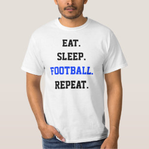 T-shirt de la valeur de répétition du football d