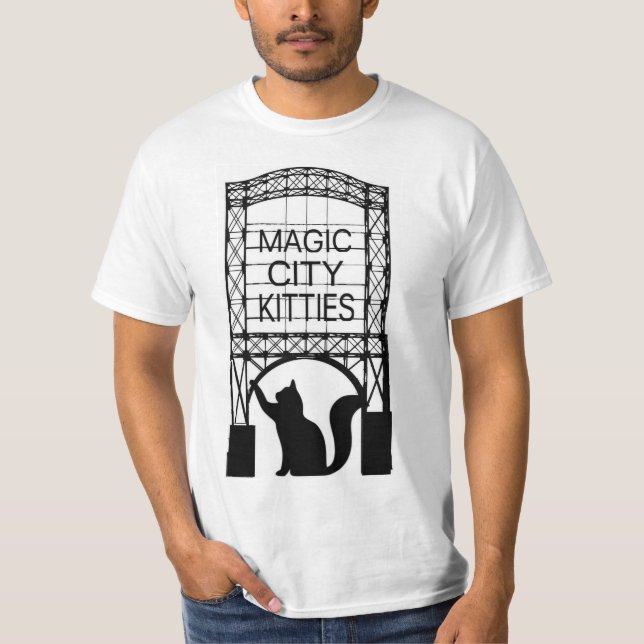 T-shirt de la valeur de ville des hommes magiques (Devant)