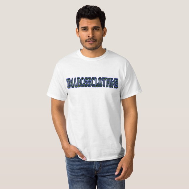 T-shirt de la valeur des vêtements ImaBoss (Devant entier)