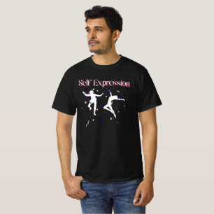 T-shirt de la valeur masculine de l'auto-expressio