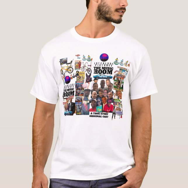 T-Shirt de la véritable distribution de la salle d (Devant)