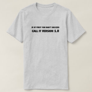 T-shirt de la version 1,0