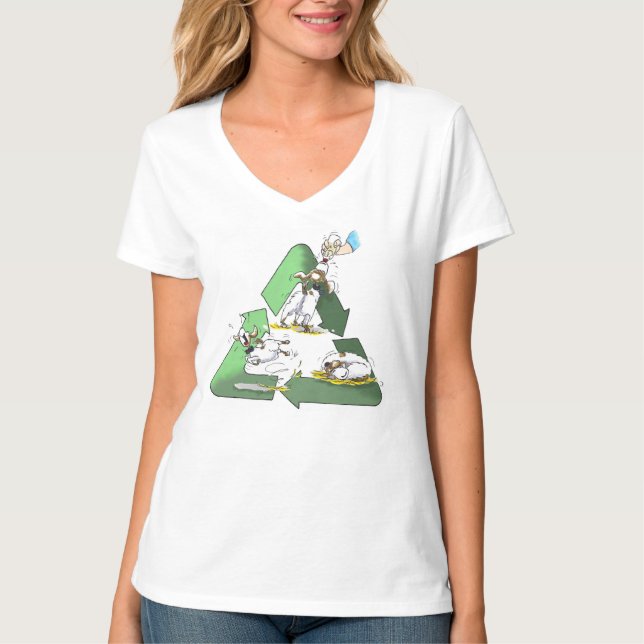 T-shirt de la vie de chèvre de bébé (Devant)