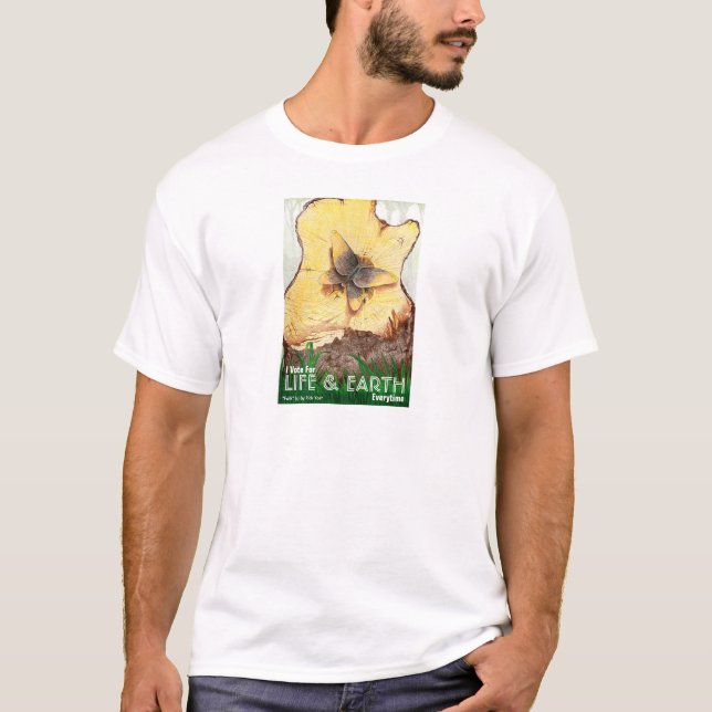 T-shirt de la vie et de la terre (Devant)