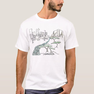 T-shirt De la ville à la nature