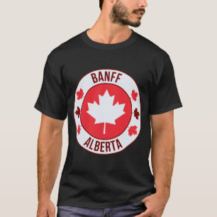 T-shirt de la ville de Banff, Canada Voyage et f