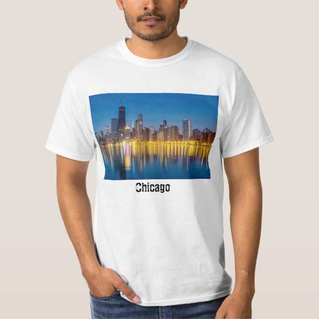T-shirt de la ville de Chicago Dawn (Devant)
