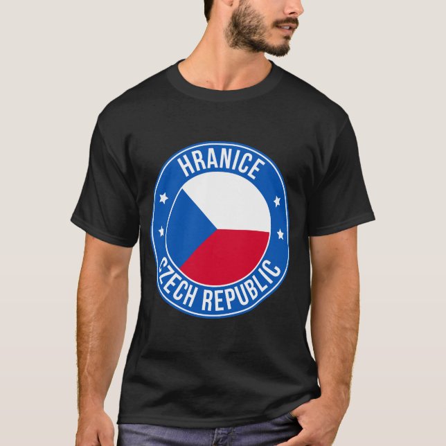 T-shirt de la ville de Hranice, République tchèque (Devant)