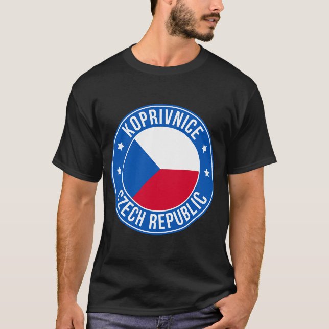 T-shirt de la ville de Koprivnice, République tchè (Devant)