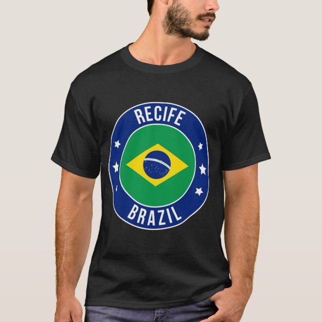 T-shirt de la ville de Recife, Brésil (Devant)