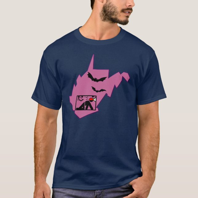 T-shirt de la Virginie Occidentale Caver (Devant)