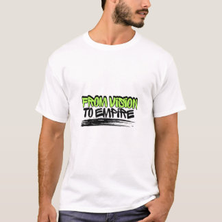 T-shirt De la Vision à l'Empire – Conception de Citation M