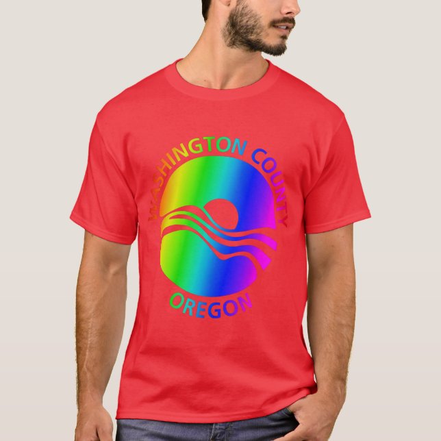 T-shirt de la Washington County Pride - Choisissez (Devant)