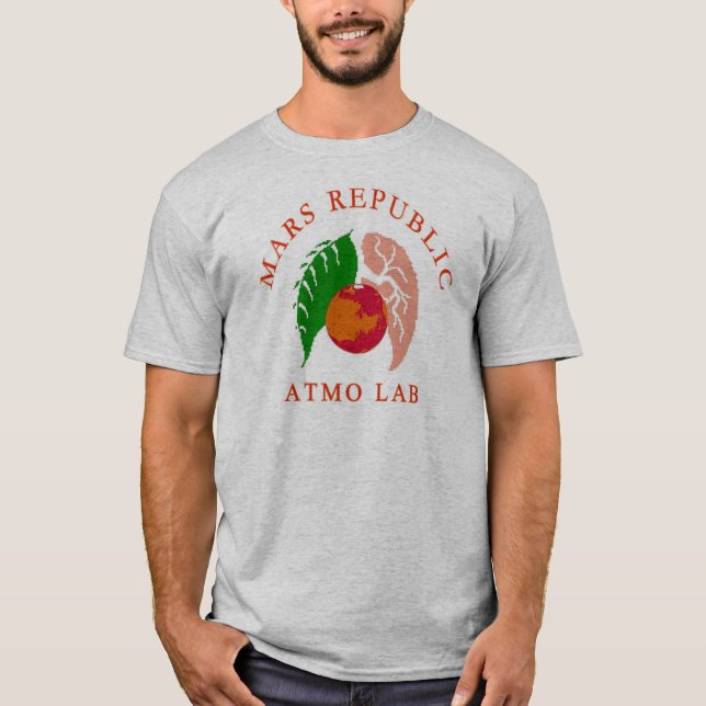 T-shirt de laboratoire d'Atmo de République de (Devant)