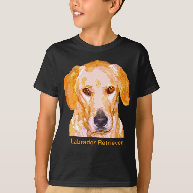 T-shirt de labrador retriever (Devant)