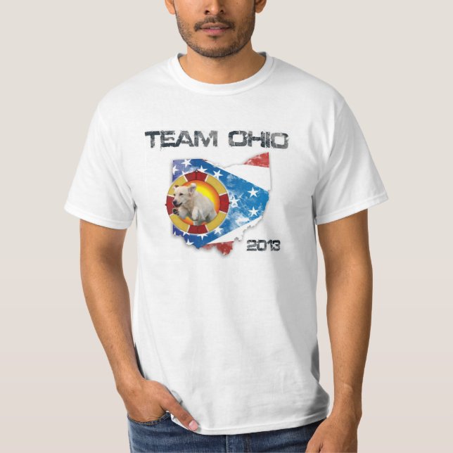 T-shirt de labrador retriever "Mario" (Devant)