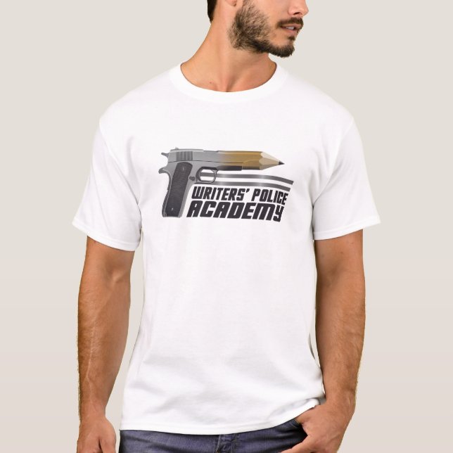 T-shirt de l'Académie de police des écrivains (Devant)