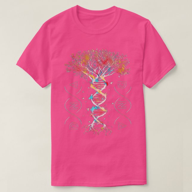 T-shirt de l'ADN Arbre Génétique de la vie Biologiste Scie (Design devant)