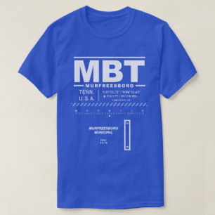T-shirt de l'aéroport municipal de Murfreesboro